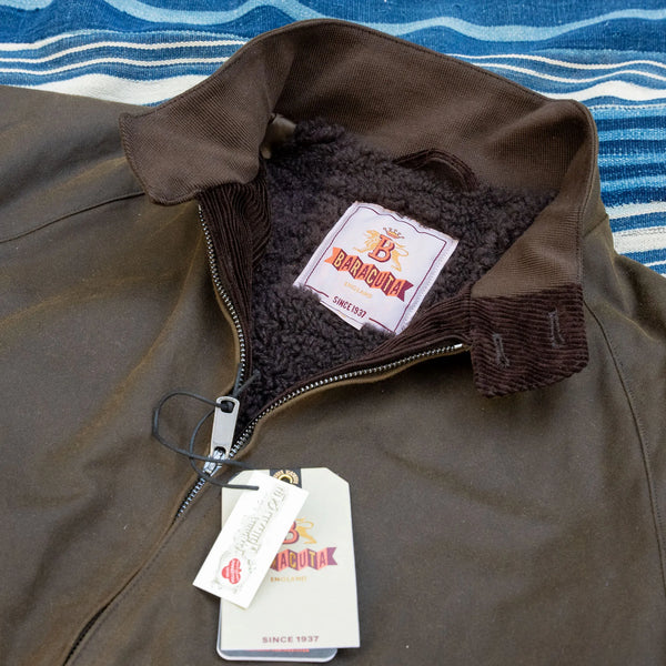 Baracuta G9 Waxed AF Pocket Jacket – Deep Moss