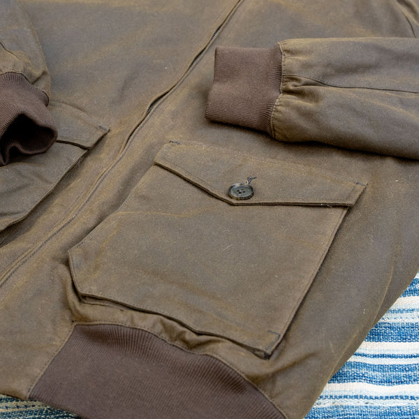 Baracuta G9 Waxed AF Pocket Jacket – Deep Moss