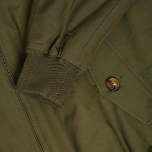 Baracuta G9 Harrington Jacket Beech close up cuff