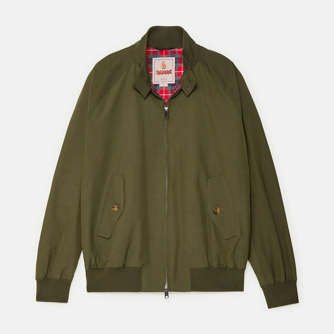 Baracuta G9 Harrington Jacket Beech front flat