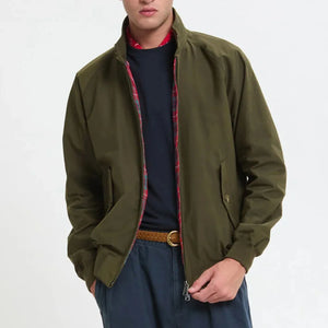 Baracuta G9 Harrington Jacket Beech worn front