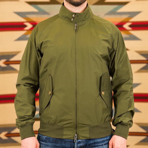 Baracuta G9 Harrington Jacket Beech worn front