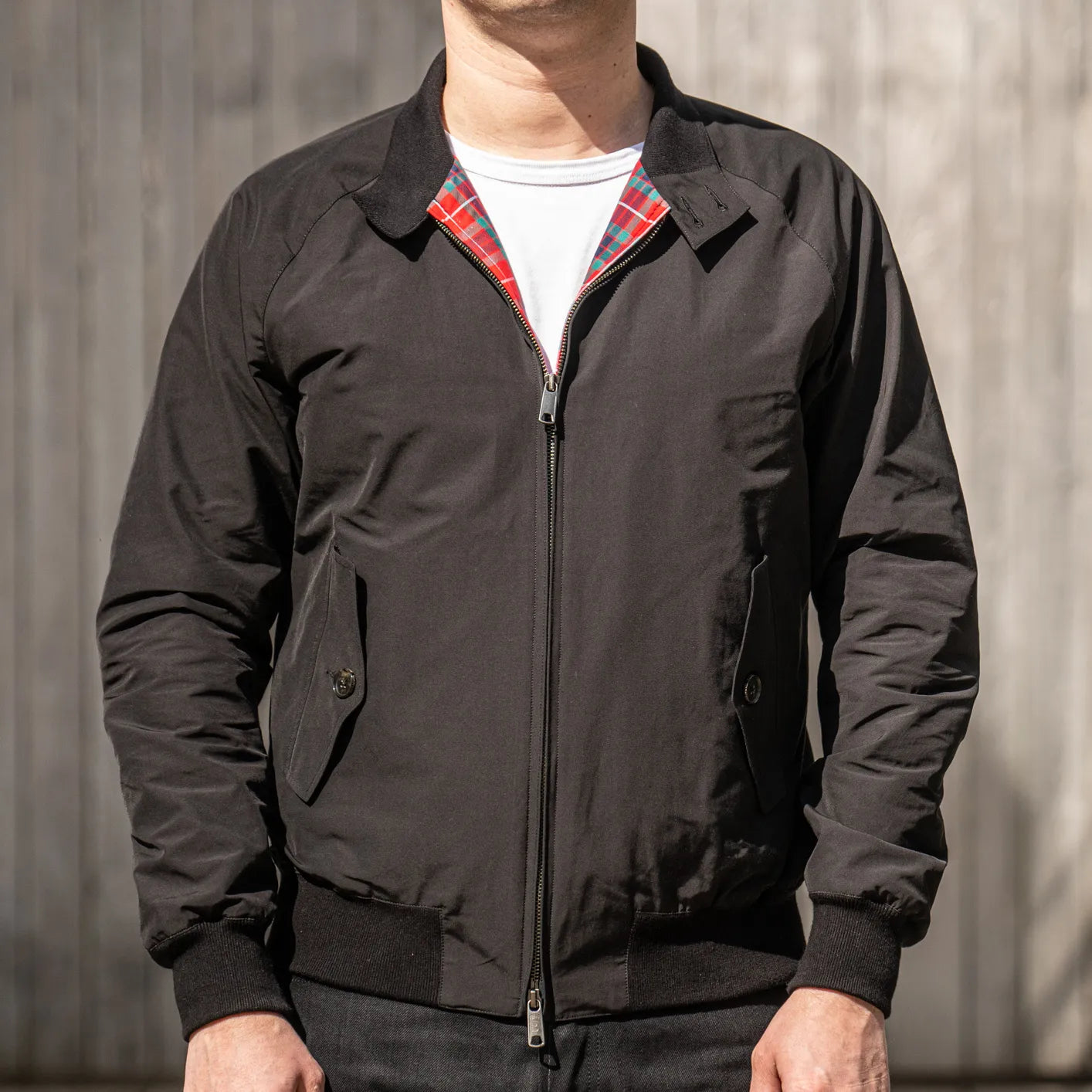Baracuta G9 Harrington Jacket Black - Classic British Made in England Baracuta G9 Harrington Jacket Black - Classic British Made in England