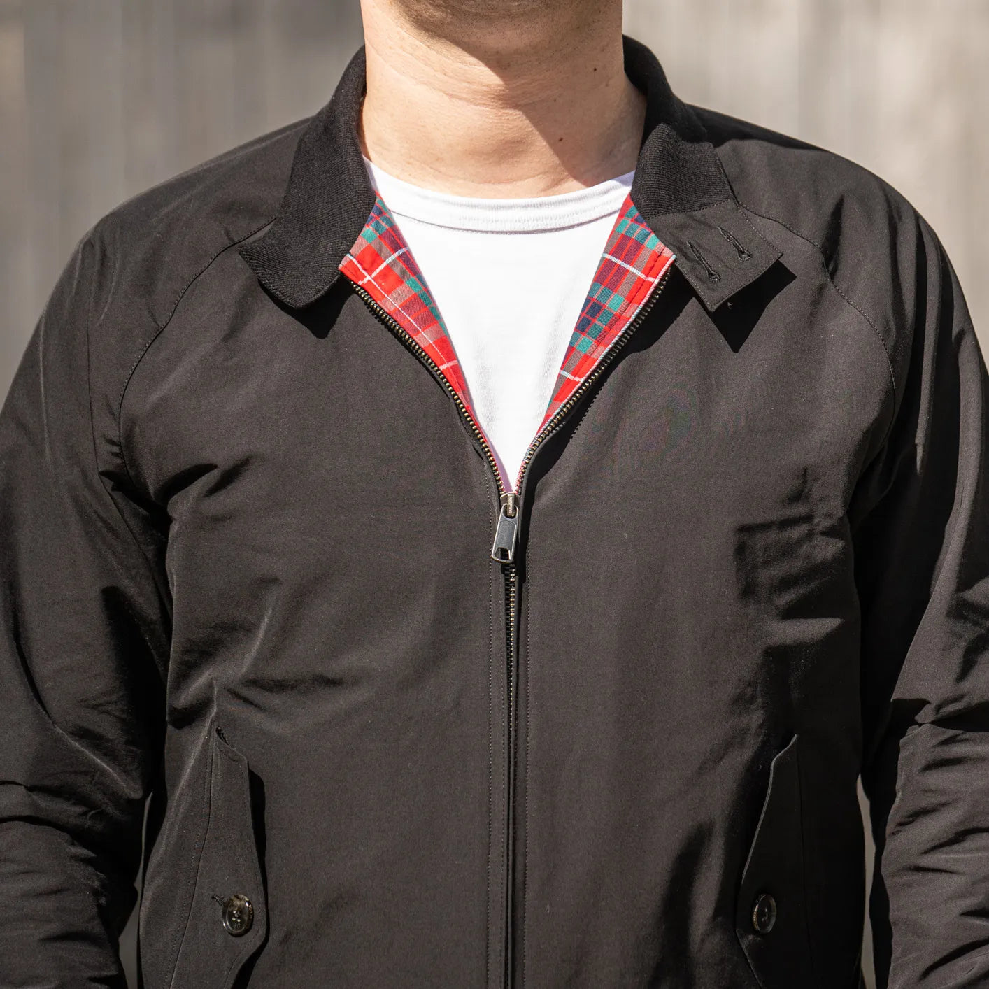 Baracuta G9 Harrington Jacket Black - Classic British Made in England Baracuta G9 Harrington Jacket Black - Classic British Made in England