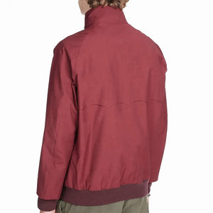 Baracuta G9 Harrington Jacket Tawny Port worn backside