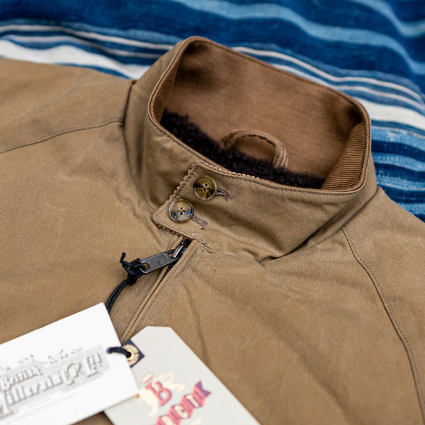 Baracuta G9 Waxed AF Pocket Jacket – Tan