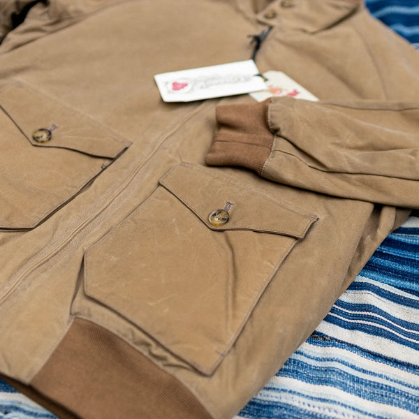 Baracuta G9 Waxed AF Pocket Jacket – Tan