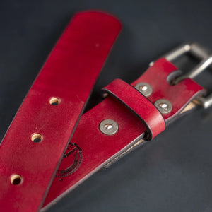 Barnes And Moore Statement Roller Belt Red