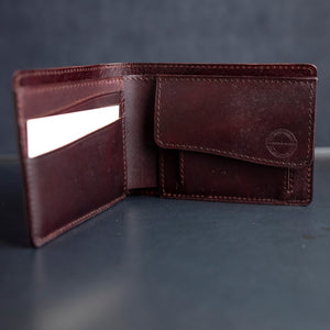 Barnes & Moore Longshore Coin Wallet – Oxblood / Shinki Hikaku Shell Cordovan