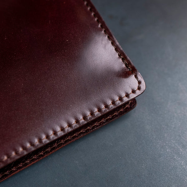 Barnes & Moore Longshore Coin Wallet – Oxblood / Shinki Hikaku Shell Cordovan