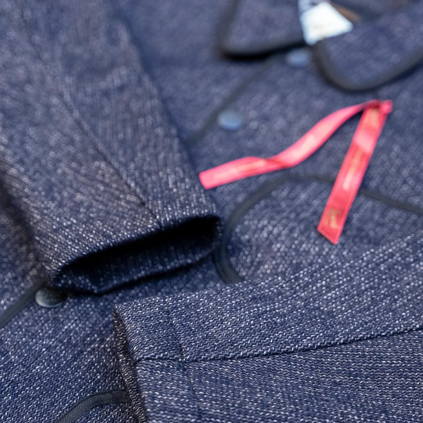 brown's beach jacket navy – wool fleece cotton brown's beach jacket navy – wool fleece cotton