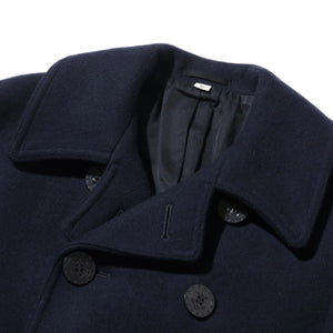 Buzz Rickson's US Navy Pea Coat - Dark Navy