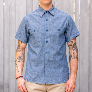 Buzz Rickson’s USN Selvedge Chambray Summer Shirt – Indigo Blue