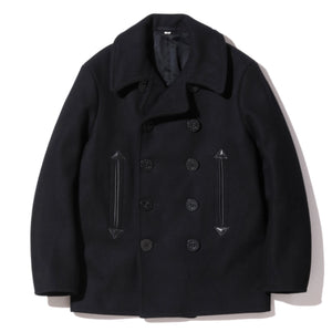 Buzz Rickson's X William Gibson US Navy Pea Coat – Black