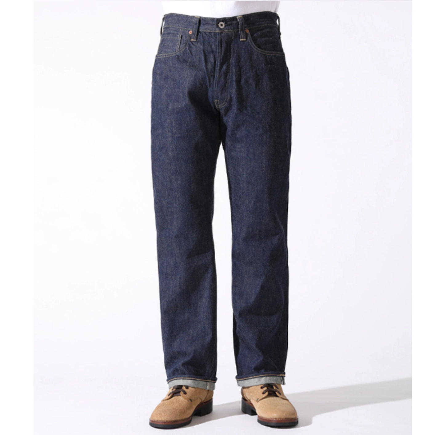 Buzz Rickson's WWII Waist Overalls - 13.6oz Classic Straight Denim Buzz Rickson's WWII Waist Overalls - 13.6oz Classic Straight Denim