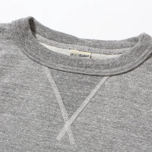 Buzz Rickson's 13oz Set-In Crew Sweat Shirt - Grey Melange
