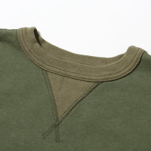 Buzz Rickson's 13oz Set-In Crew Sweat Shirt - Olive