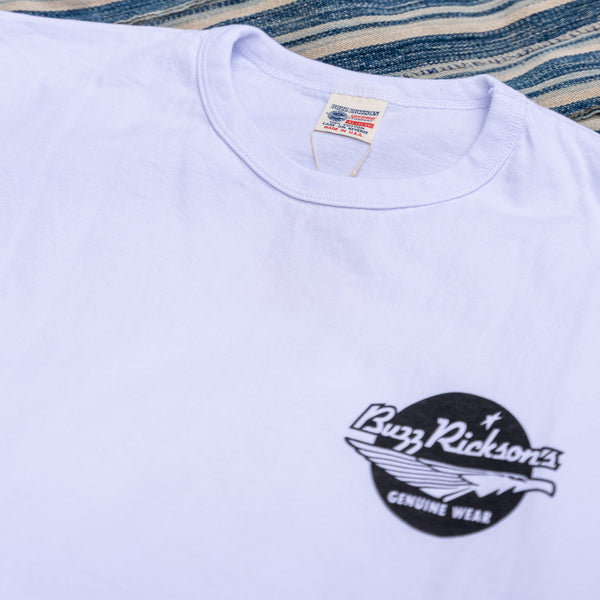Buzz Rickson’s X Peanuts “Be A Friend” Loopwheeled T-Shirt - White
