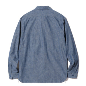 Buzz Rickson’s USN Selvedge Chambray Work Shirt – Indigo Blue