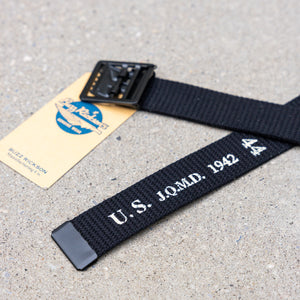 Buzz Rickson’s x William Gibson M-37 GI-Belt – Black