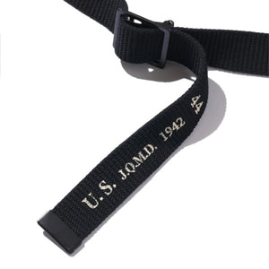 Buzz Rickson’s x William Gibson M-37 GI-Belt – Black