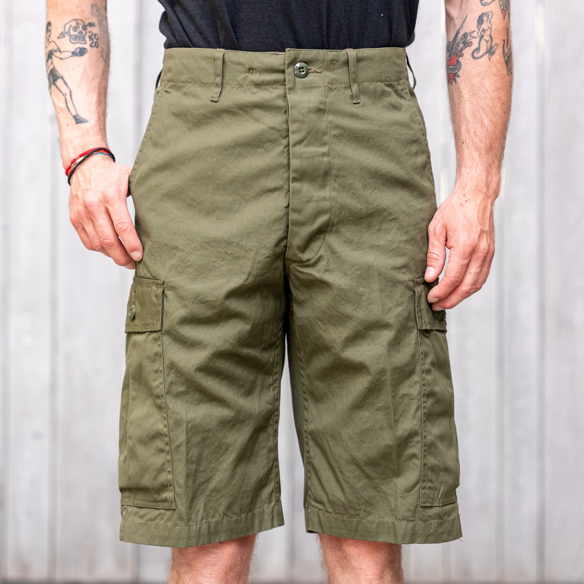 Buzz Rickson's OG-107 Army Shade Military Shorts – Olive Green