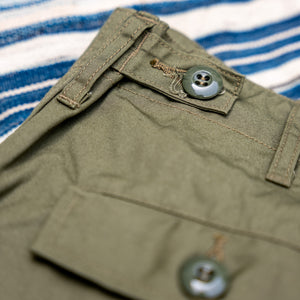 Buzz Rickson’s OG-107 Army Shade Military Shorts – Olive Green