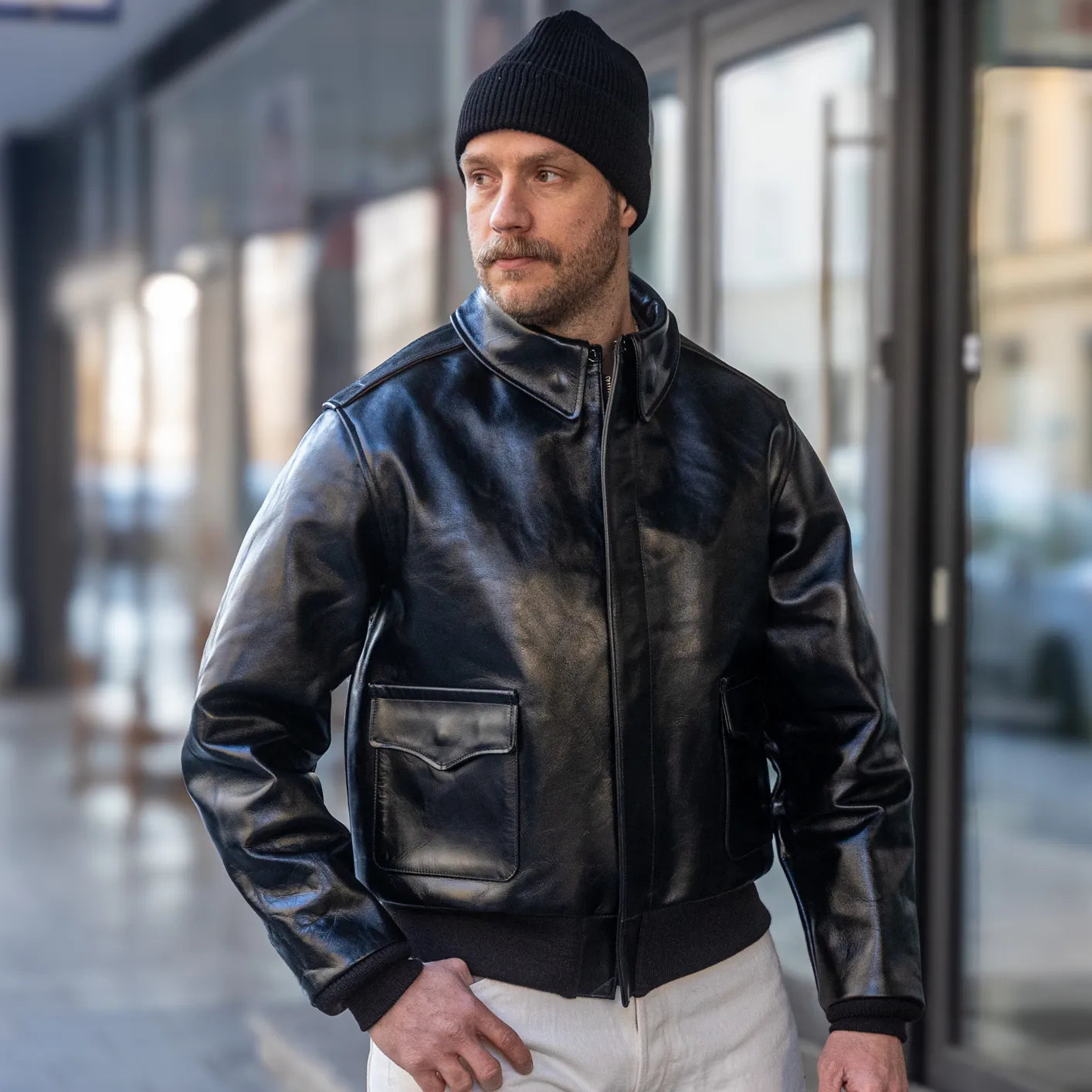 Buzz Ricksons A-2 Horsehide Leather Jacket – Made in Japan Buzz Ricksons A-2 Horsehide Leather Jacket – Made in Japan