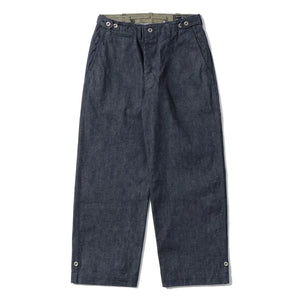 Buzz Ricksons 13oz M1943 Denim Field Trousers Indigo Wide Straight