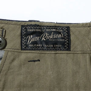 Buzz Ricksons 13oz M1943 Denim Field Trousers Indigo Wide Straight