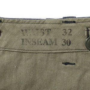 Buzz Ricksons 13oz M1943 Denim Field Trousers Indigo Wide Straight