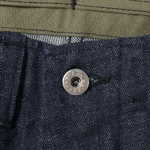 Buzz Ricksons 13oz M1943 Denim Field Trousers Indigo Wide Straight