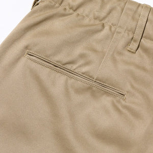Buzz Ricksons 8oz 1945 Early Military Chino Shorts Beige Wide Straight detail back pocket