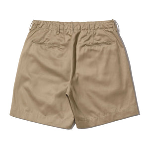 Buzz Ricksons 8oz 1945 Early Military Chino Shorts Beige Wide Straight backside