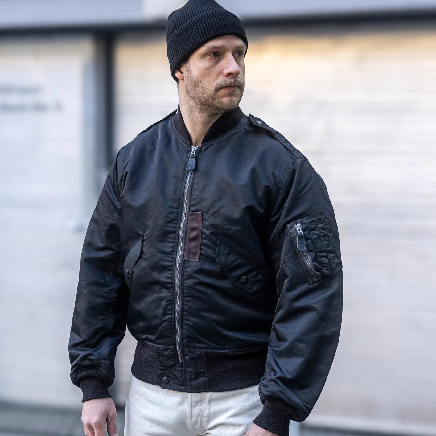 Buzz Ricksons L-2B Flight Jacket Black – Made in Japan Buzz Ricksons L-2B Flight Jacket Black – Made in Japan