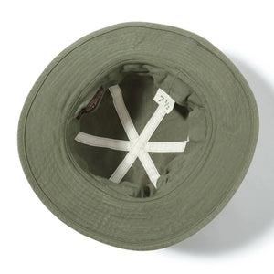 Buzz Ricksons Aviation Associates HBT Army Hat Olive inside