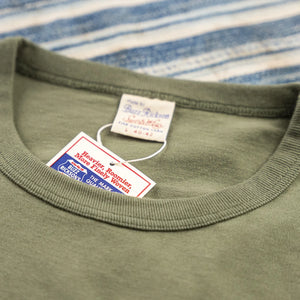 Buzz Rickson's Government Issue 316th Ftr. Sq. Hell's Belles 7oz Loopwheeled T-Shirt - Olive