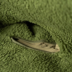 Buzz Ricksons Cold Weather Type A2 Deck Jacket Woodland Camouflage close up fleece inside