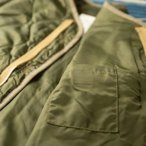 Buzz Ricksons Type M65 Liner Jacket Olive detail inside pocket