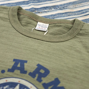 Buzz Rickson's U.S. Army Air Forces 6.5oz Loopwheeled T-Shirt - Olive