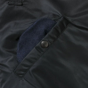 Buzz Ricksons William Gibson MA1 Slender Flight Jacket Black detail pocket
