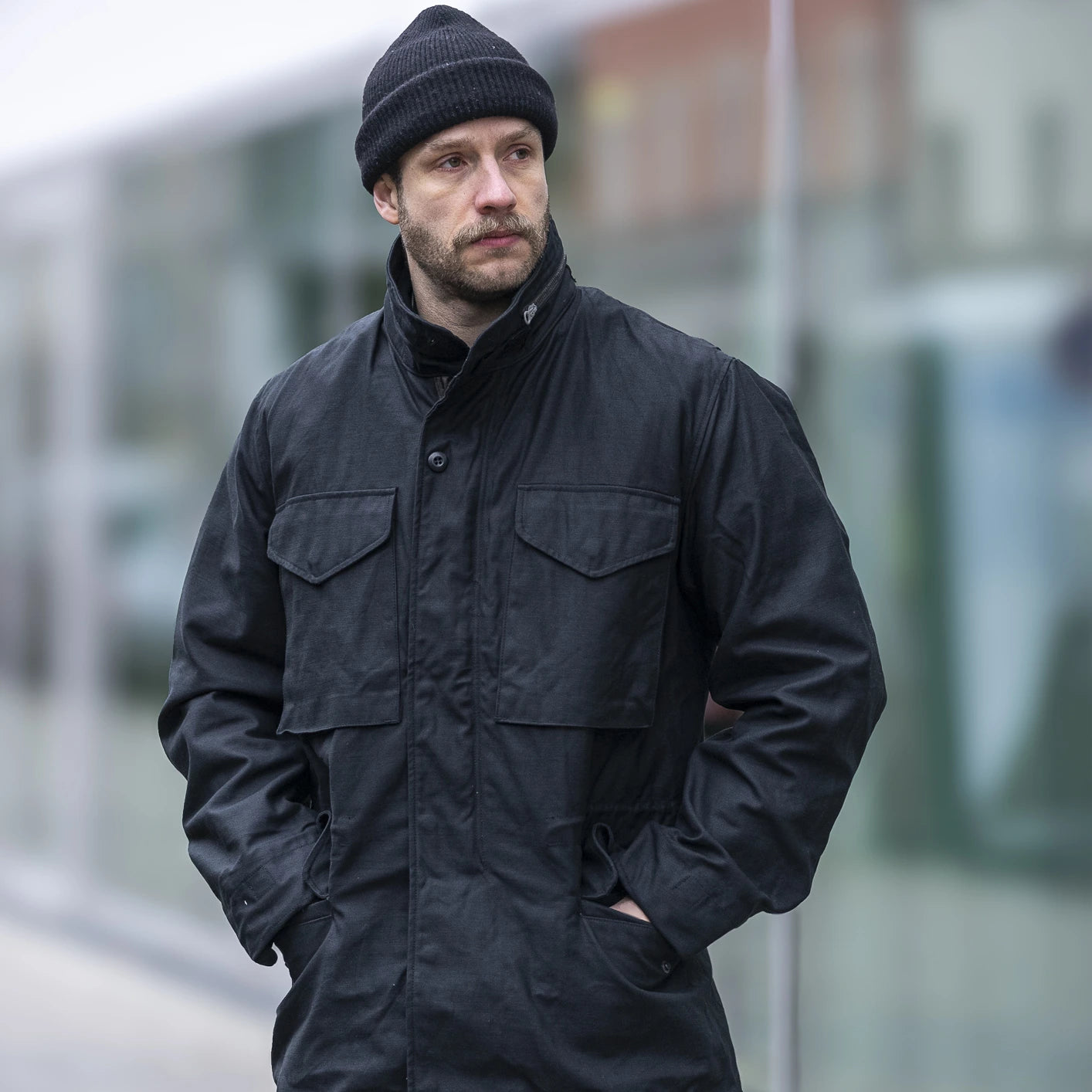 Buzz Rickson William Gibson M-65 Jacket – Black Vietnam Era Field Coat Buzz Rickson William Gibson M-65 Jacket – Black Vietnam Era Field Coat