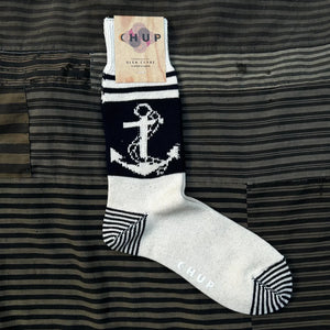 Chup Socks Anchor – Natural / Extra Long Staple Cotton
