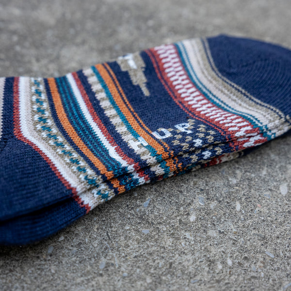 Chup Socks Monument Valley – Indigo / Combed Cotton