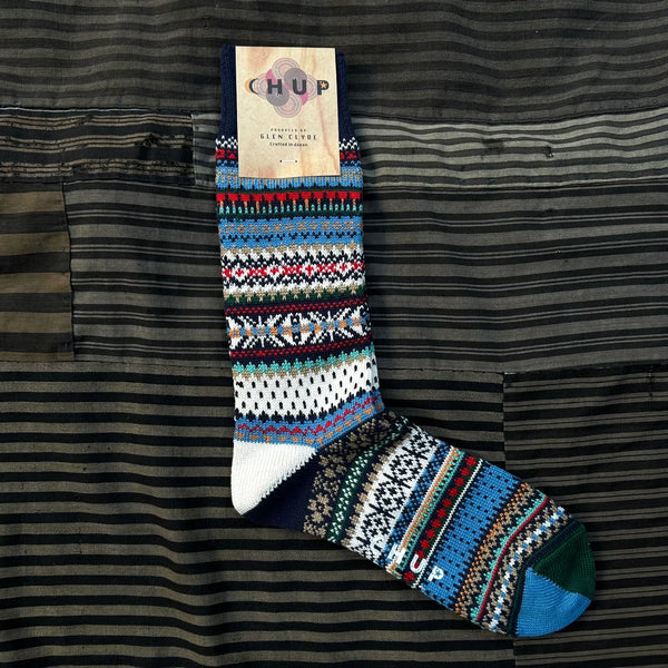 Chup Socks Snow Drop – Dark Blue / Combed Cotton