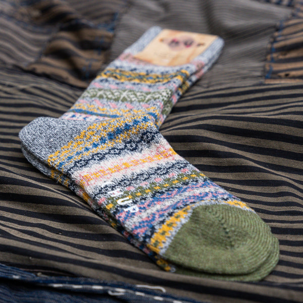 Chup Socks Bungalow – Silver / Merino Wool
