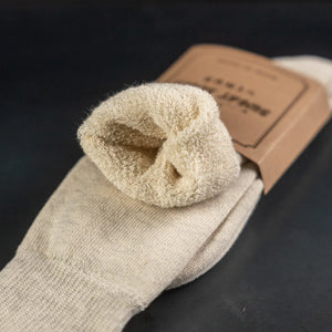 Chup Socks The Sweat Socks Oatmeal Cotton detail fleece inside