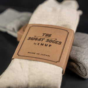 Chup Socks The Sweat Socks oatmeal and Grey Cotton