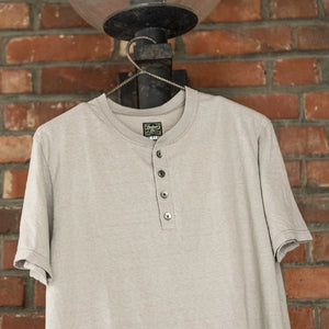 Dalees & 7oz 1920s Loopwheeled Henley Grey