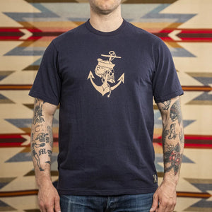 Dalees 7oz 1920s Loopwheeled Seaman Tshirt Black